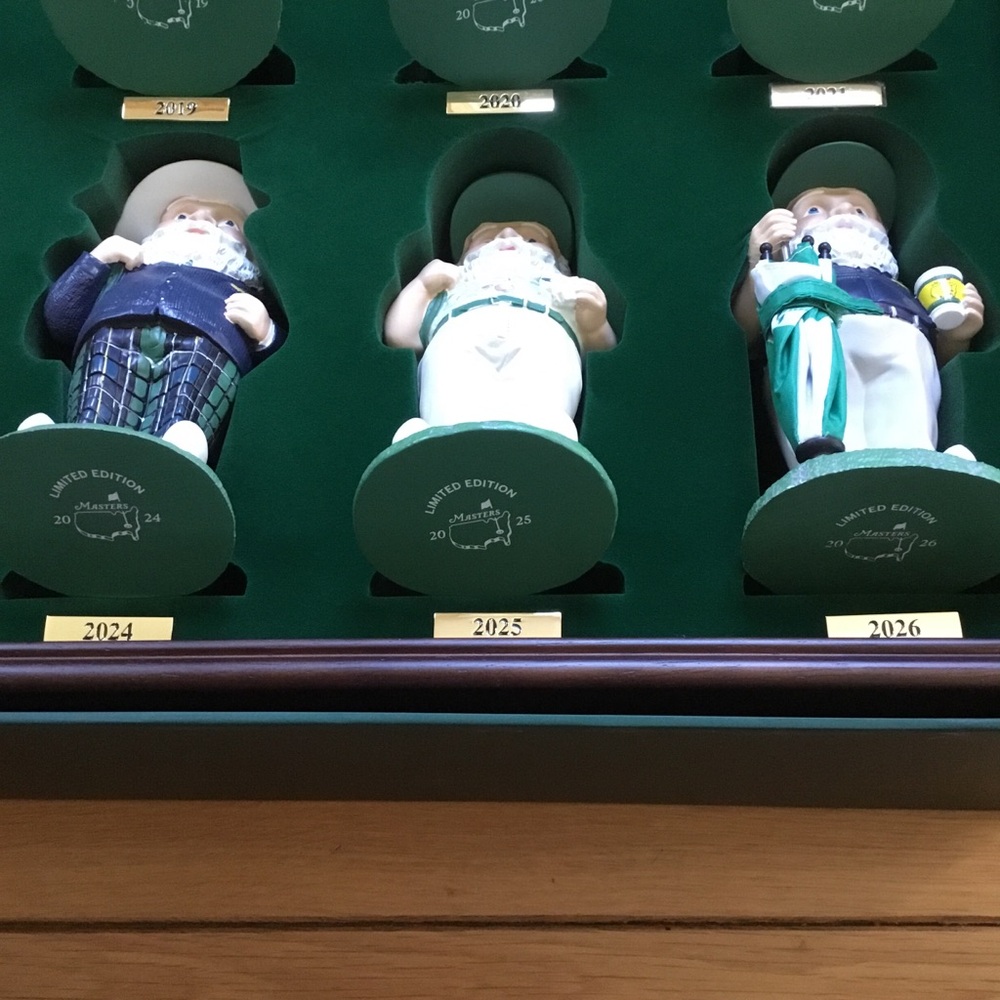 NEW Masters Limited Edition 10-Piece Gnome Set Berckmans Place Augusta - Picture 14 of 16